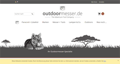 Desktop Screenshot of outdoormesser.de